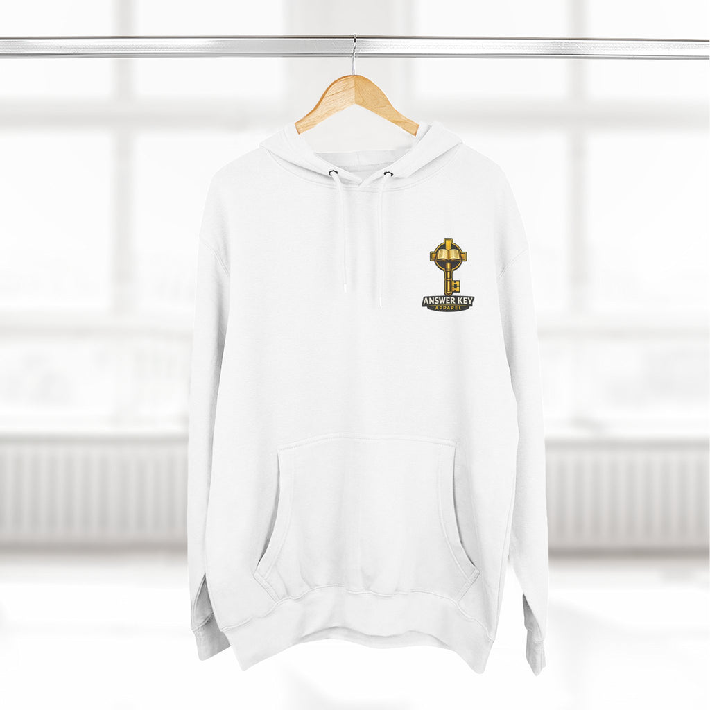 Three-Panel Fleece Hoodie