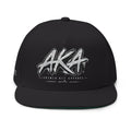 AKA Graffiti Embroidered Flat Bill Cap