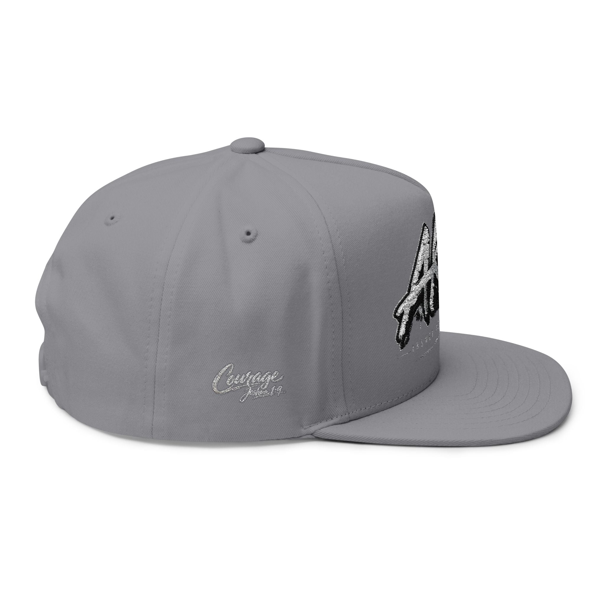 AKA Graffiti Embroidered Flat Bill Cap