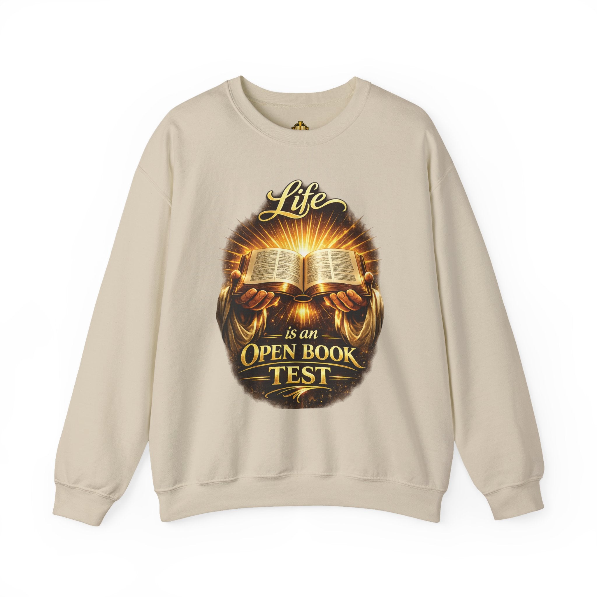 Life Is An Open Book Test sweatshirt | Christian faith graphic crewneck