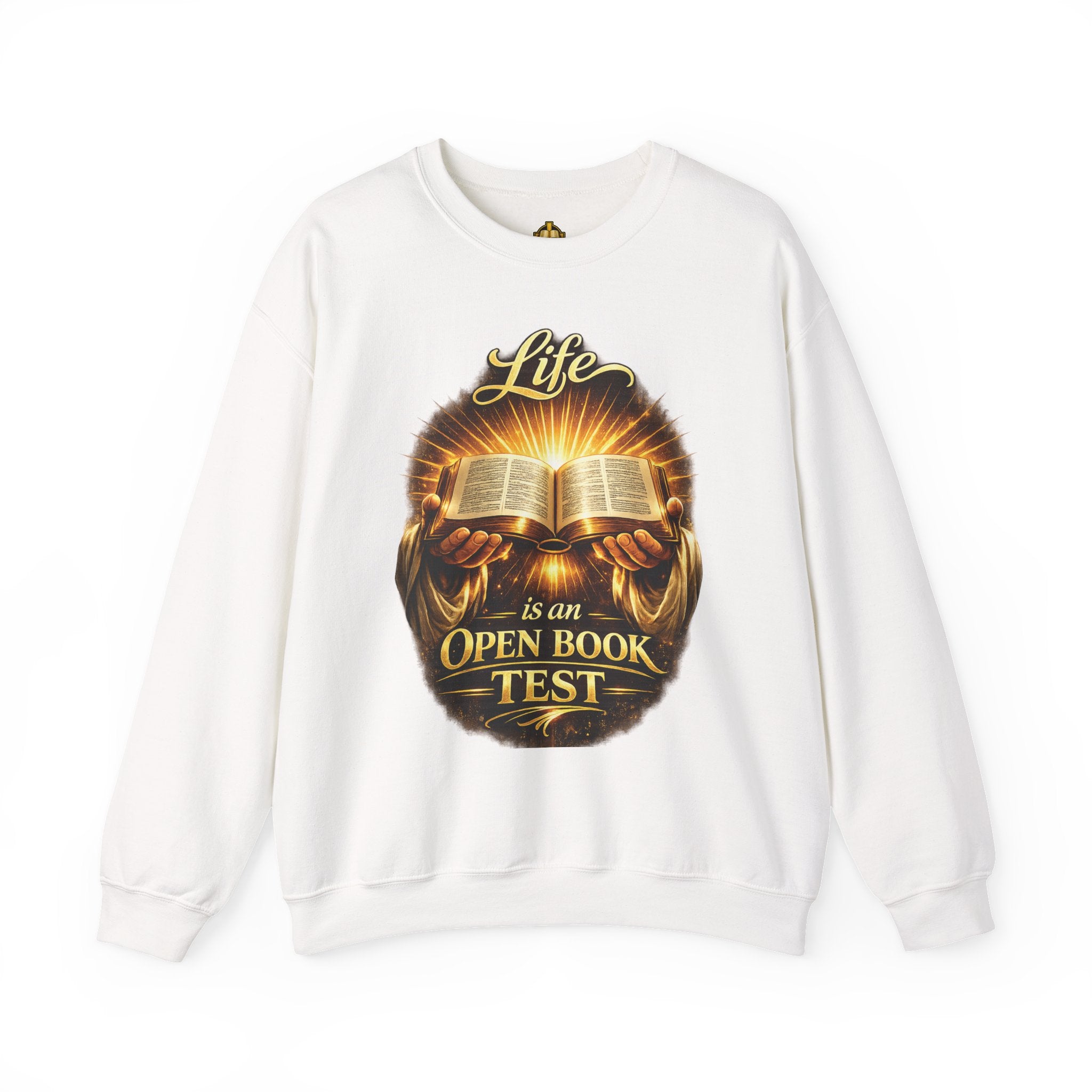 Life Is An Open Book Test sweatshirt | Christian faith graphic crewneck