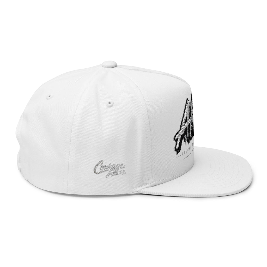 AKA Graffiti Embroidered Flat Bill Cap