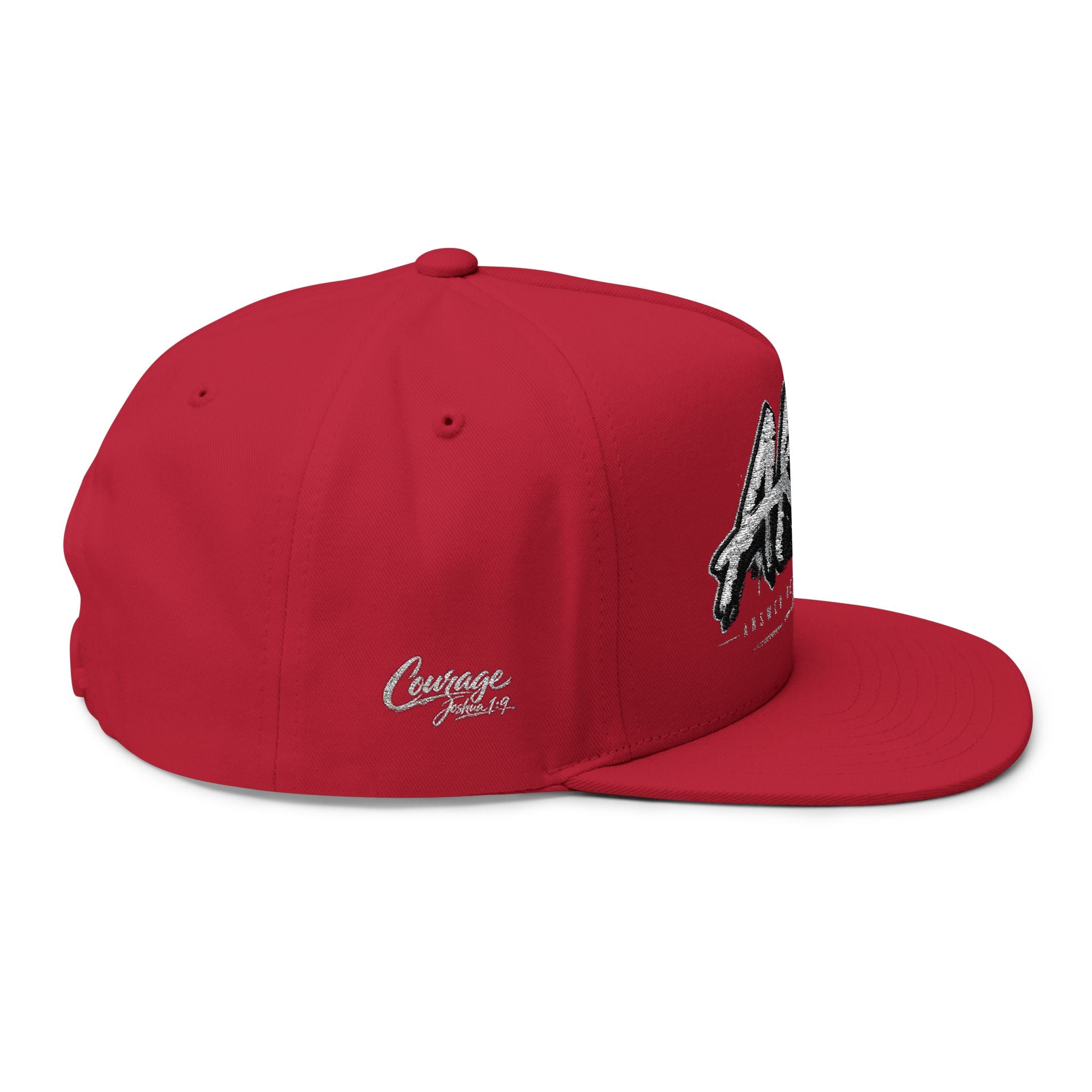 AKA Graffiti Embroidered Flat Bill Cap