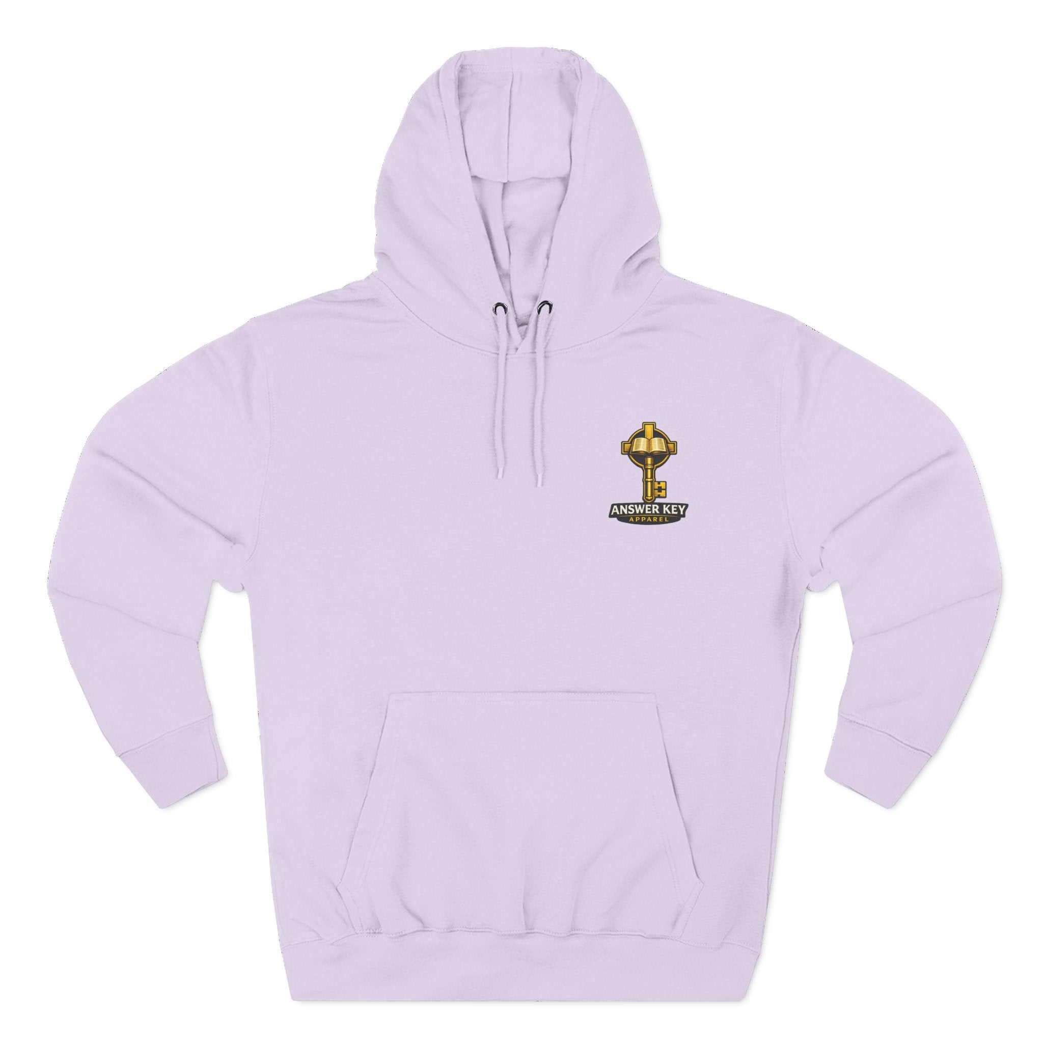 Three-Panel Fleece Hoodie