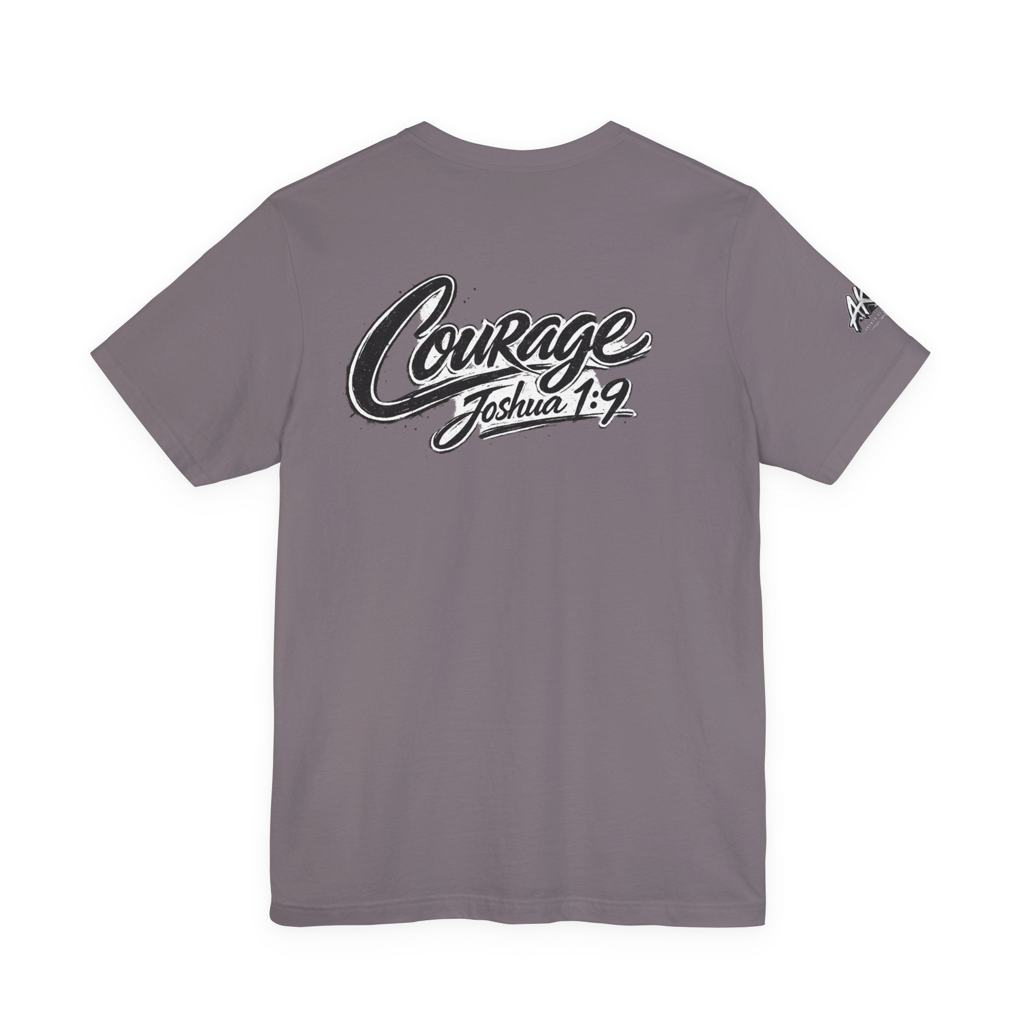 Courage Joshua 1:9 T‑Shirt — Inspirational Faith Graphic Tee