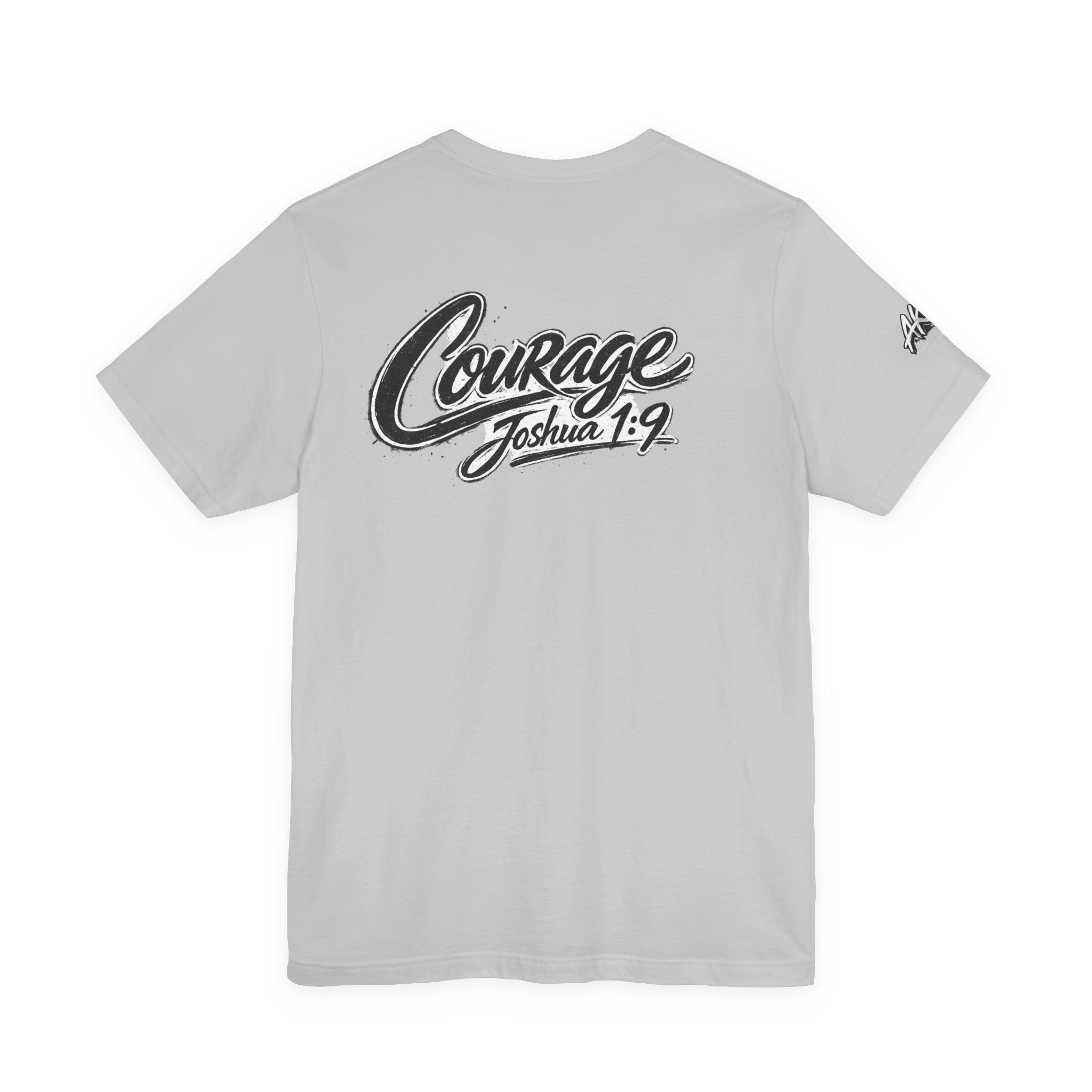Courage Joshua 1:9 T‑Shirt — Inspirational Faith Graphic Tee