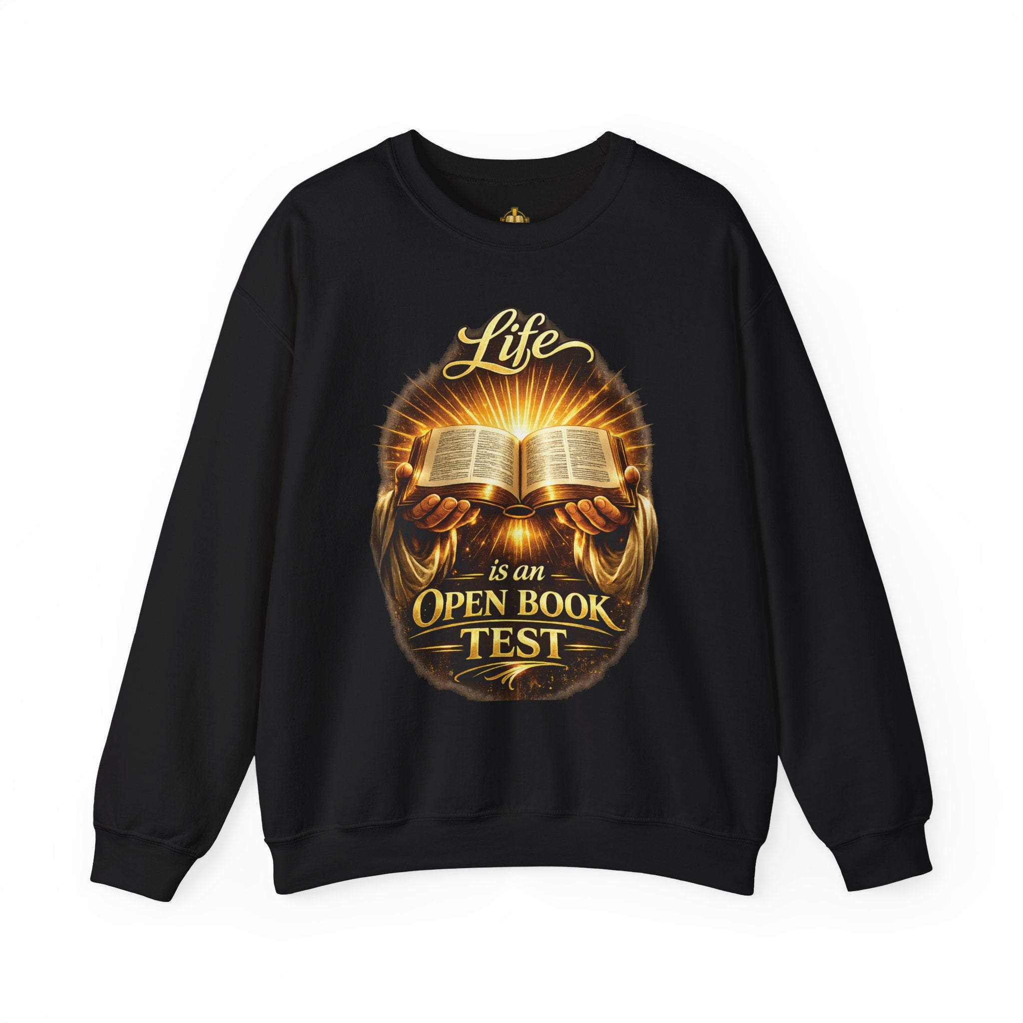 Life Is An Open Book Test sweatshirt | Christian faith graphic crewneck