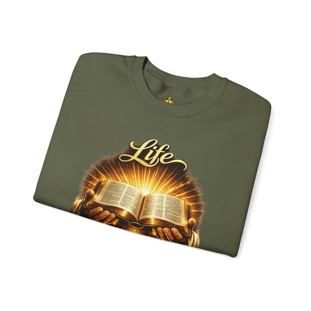 Life Is An Open Book Test sweatshirt | Christian faith graphic crewneck