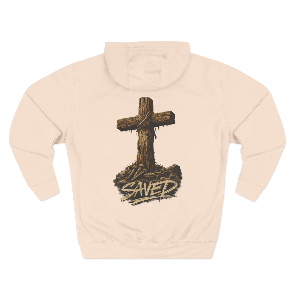 Three-Panel Fleece Hoodie