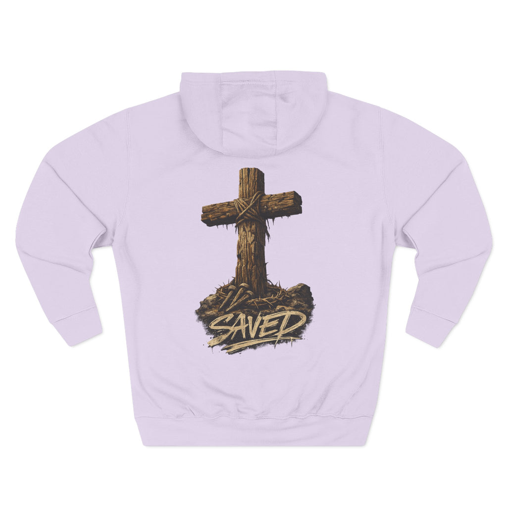 Three-Panel Fleece Hoodie