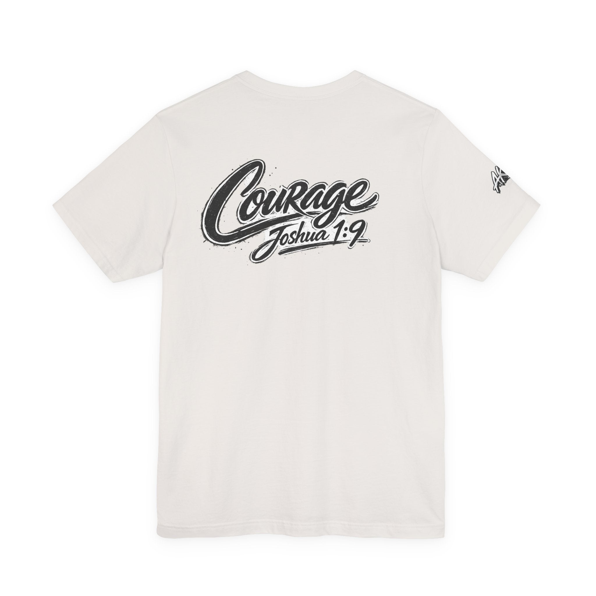 Courage Joshua 1:9 T‑Shirt — Inspirational Faith Graphic Tee
