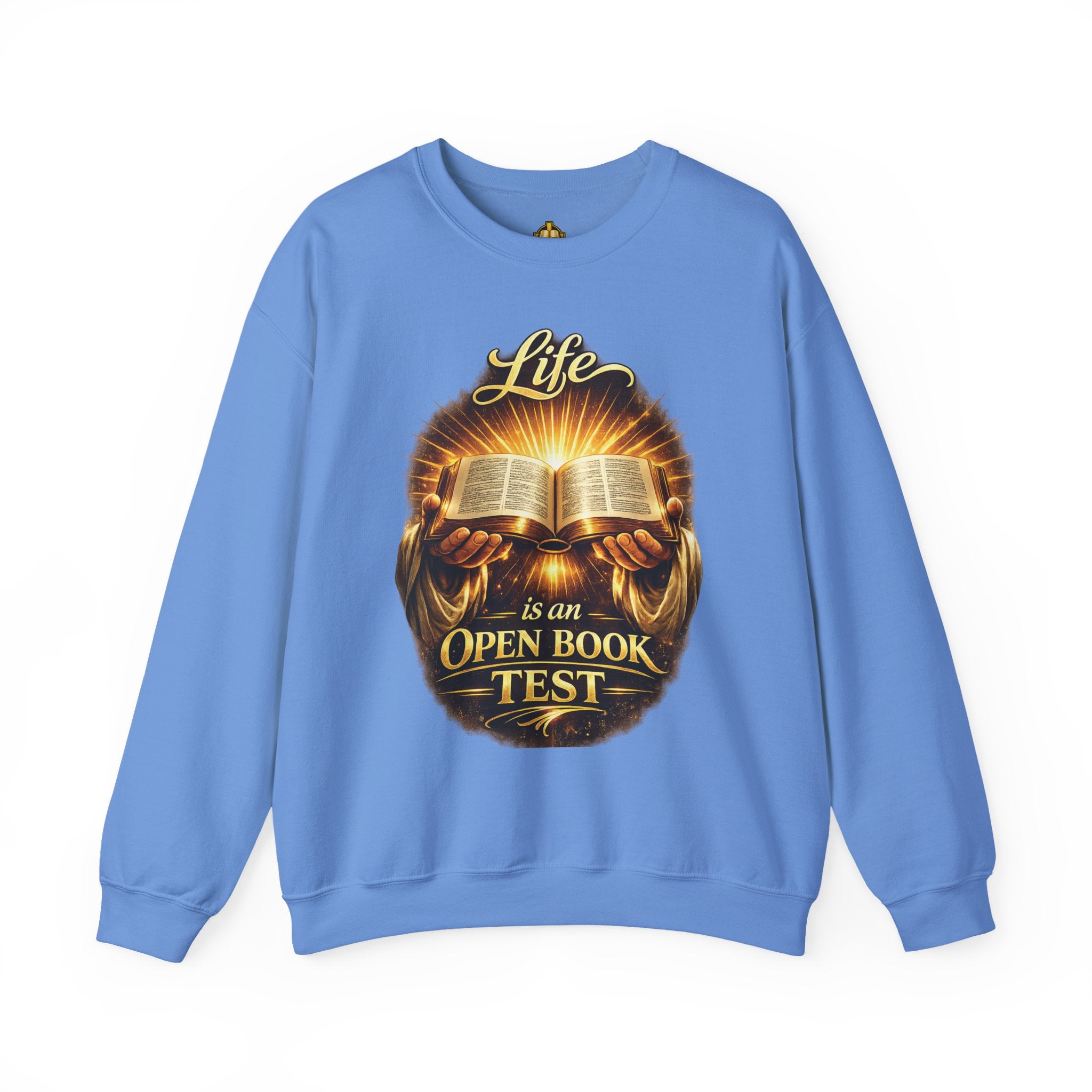 Life Is An Open Book Test sweatshirt | Christian faith graphic crewneck