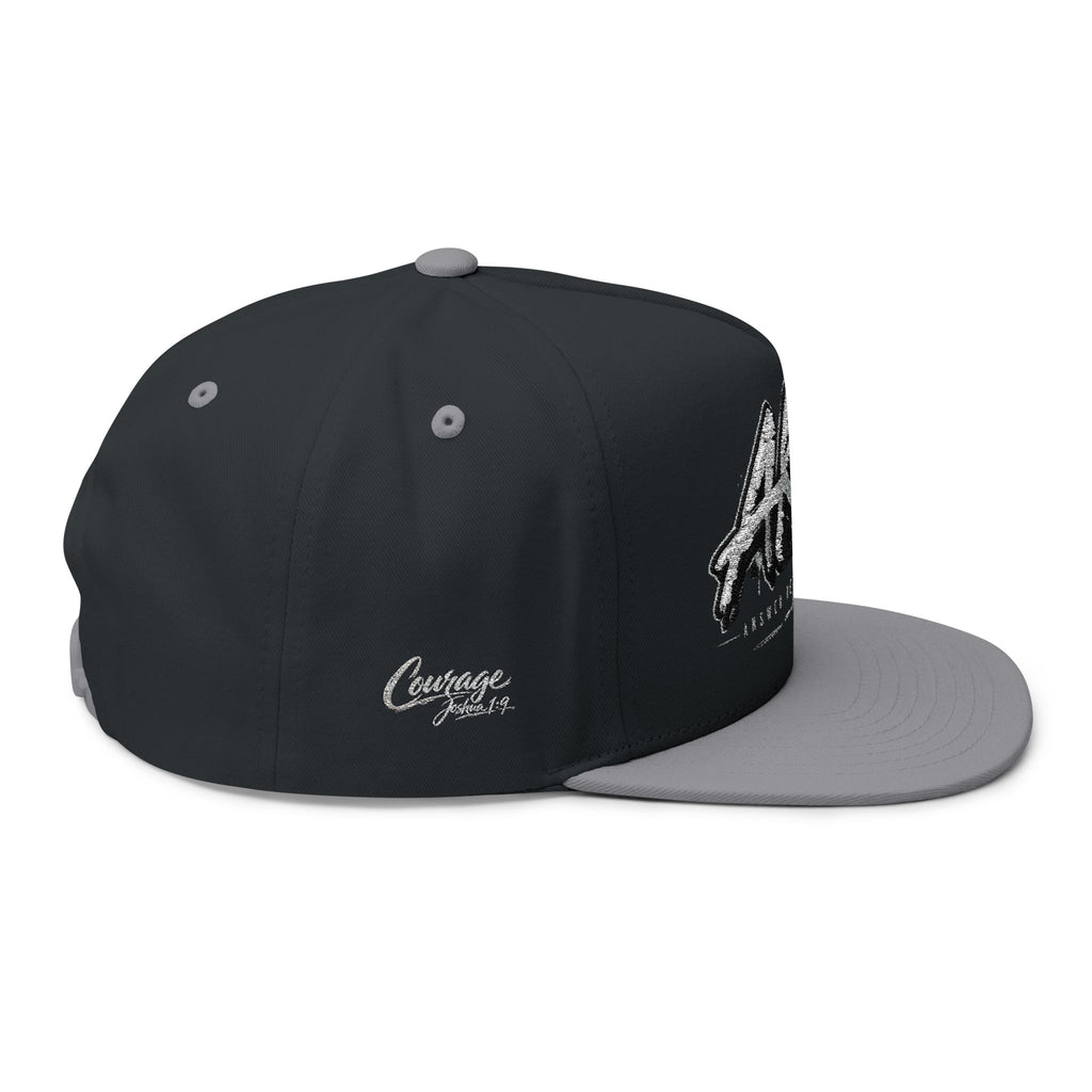 AKA Graffiti Embroidered Flat Bill Cap