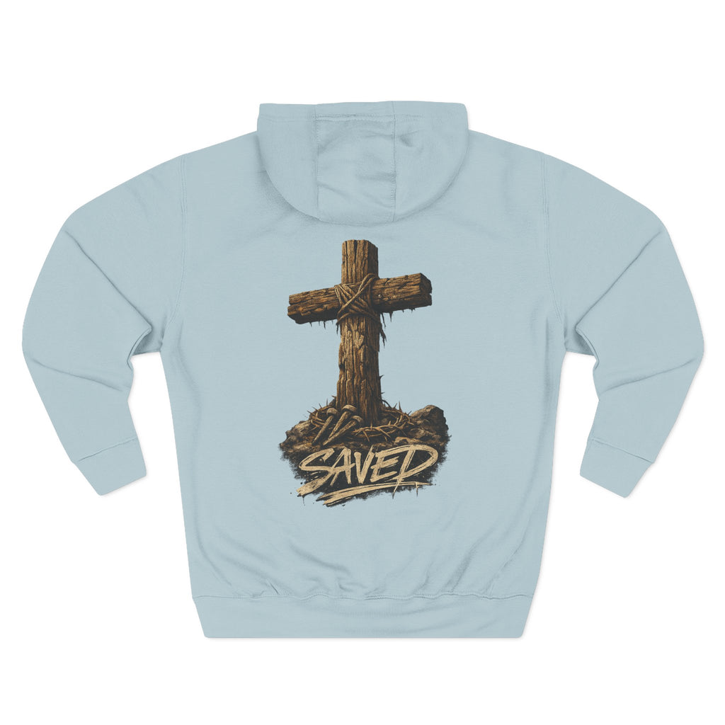 Three-Panel Fleece Hoodie