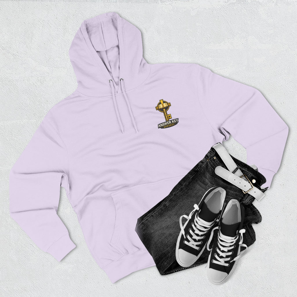 Three-Panel Fleece Hoodie