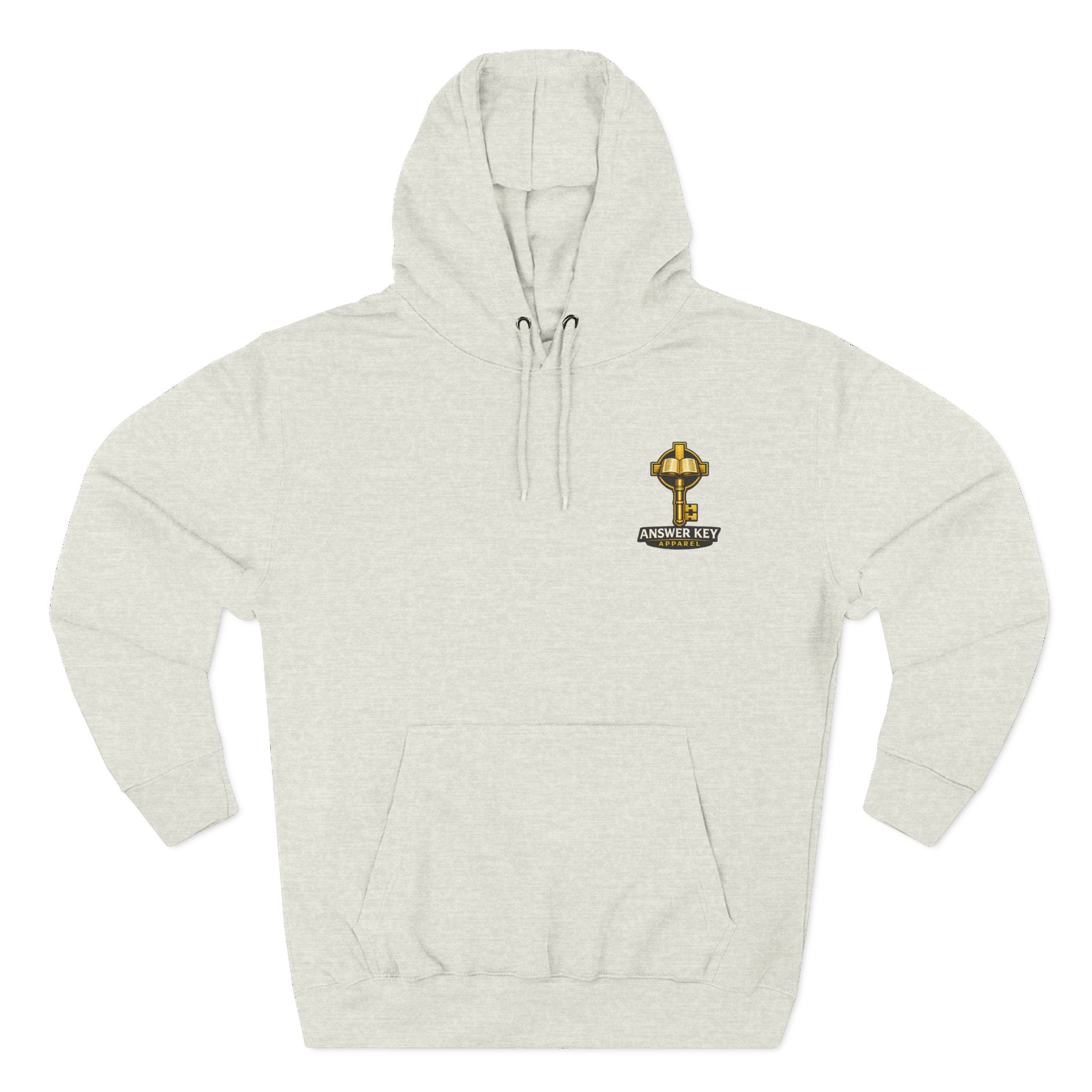 Three-Panel Fleece Hoodie