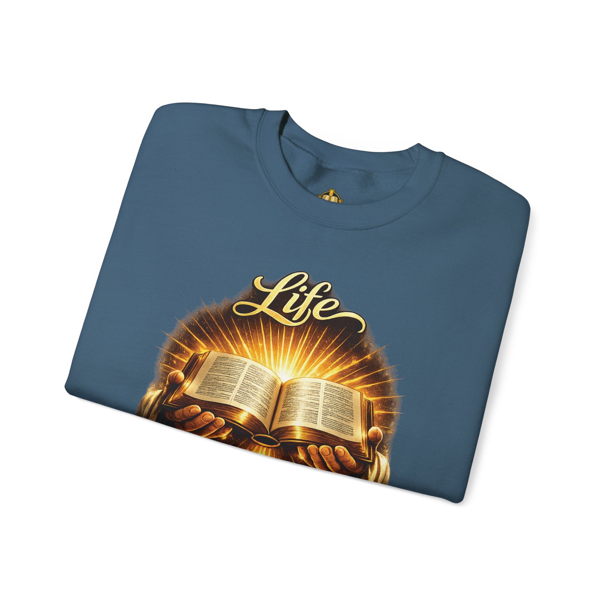 Life Is An Open Book Test sweatshirt | Christian faith graphic crewneck