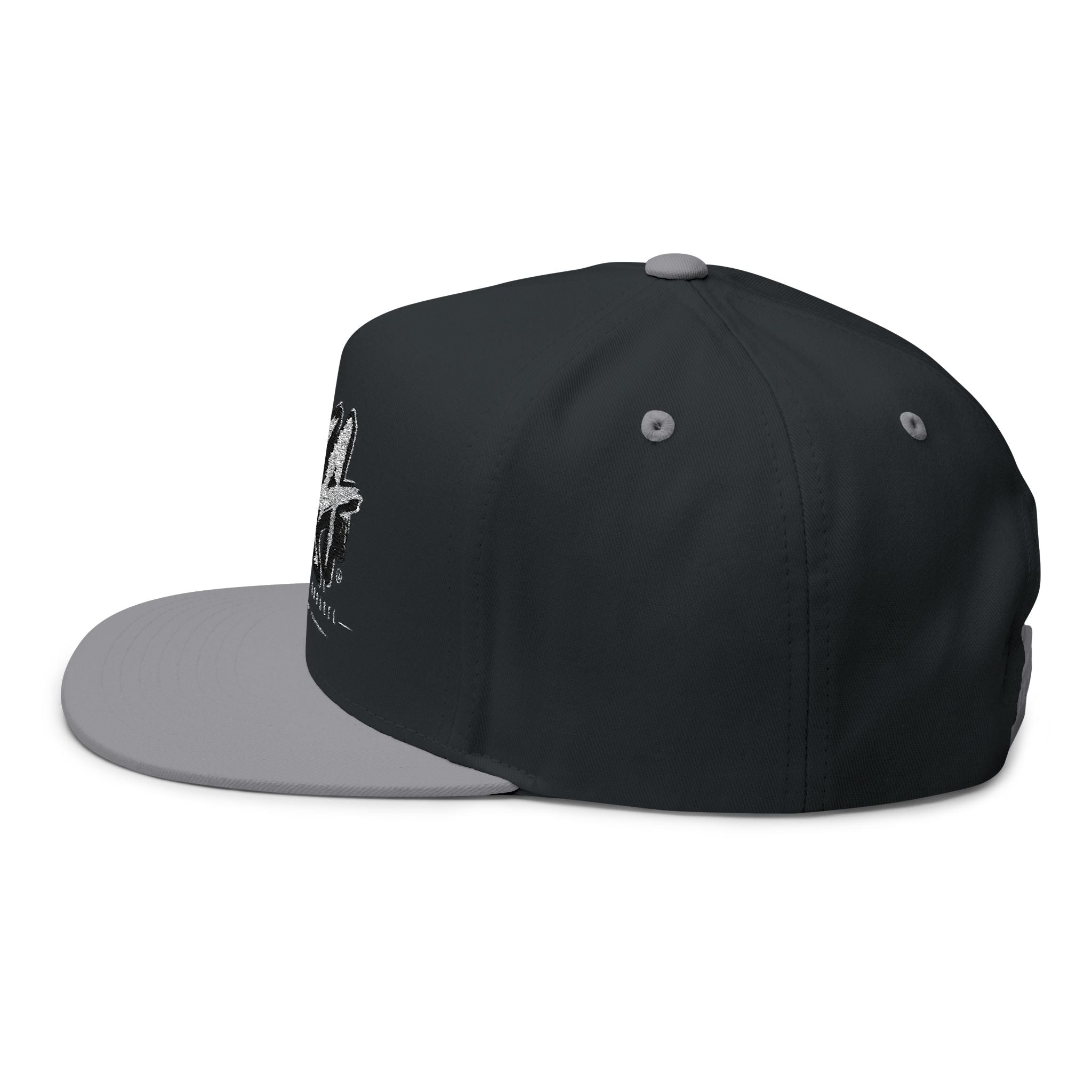 AKA Graffiti Embroidered Flat Bill Cap