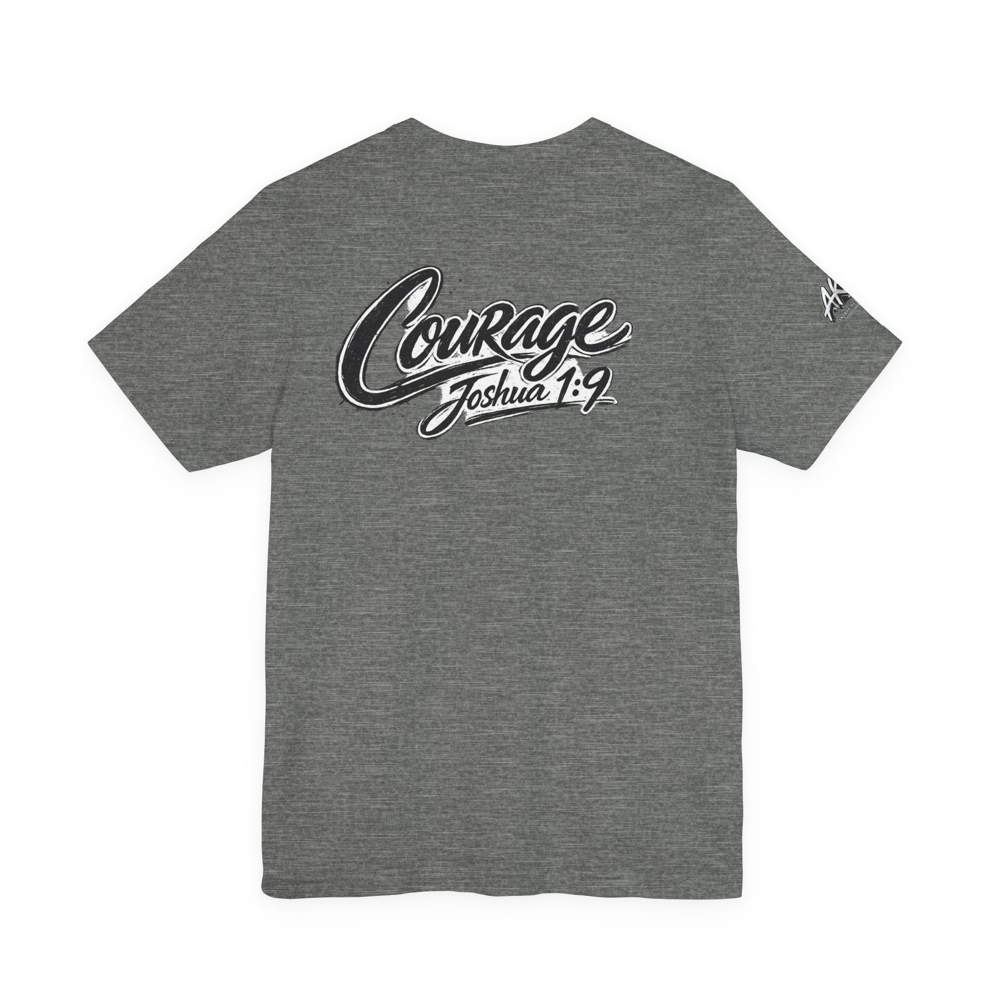 Courage Joshua 1:9 T‑Shirt — Inspirational Faith Graphic Tee