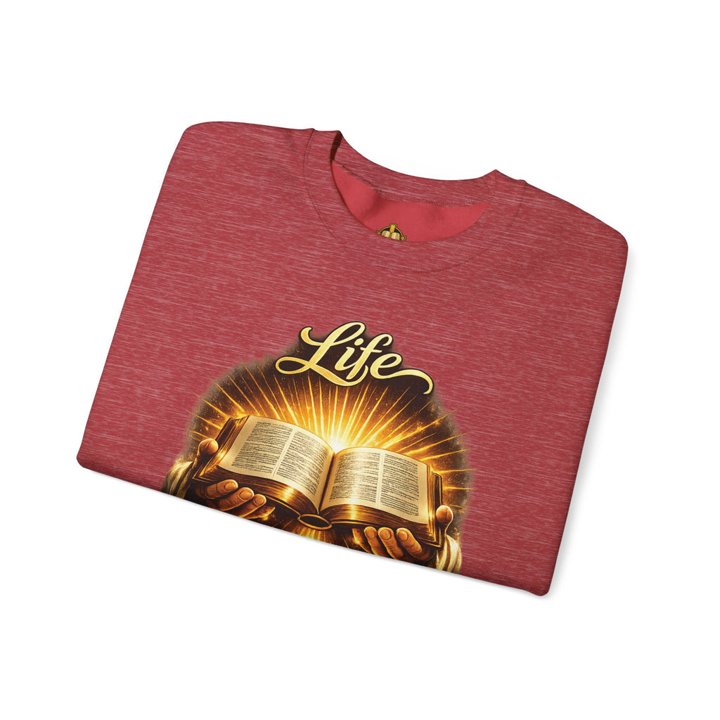 Life Is An Open Book Test sweatshirt | Christian faith graphic crewneck