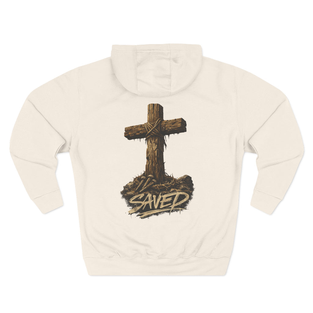 Three-Panel Fleece Hoodie