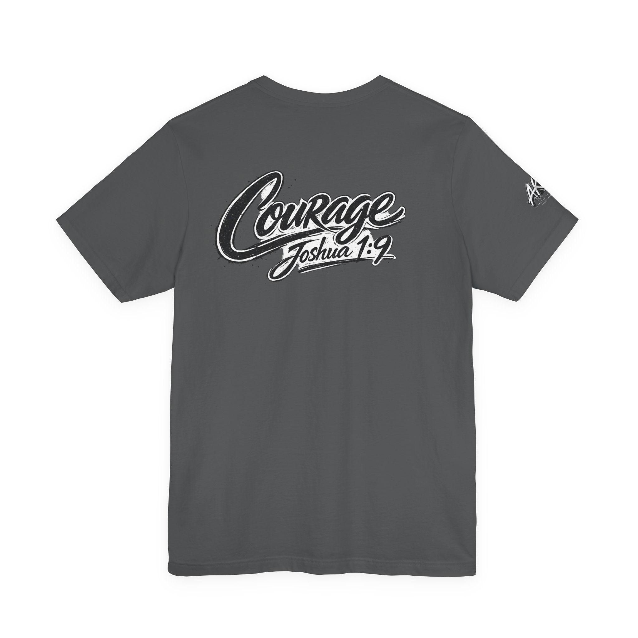 Courage Joshua 1:9 T‑Shirt — Inspirational Faith Graphic Tee