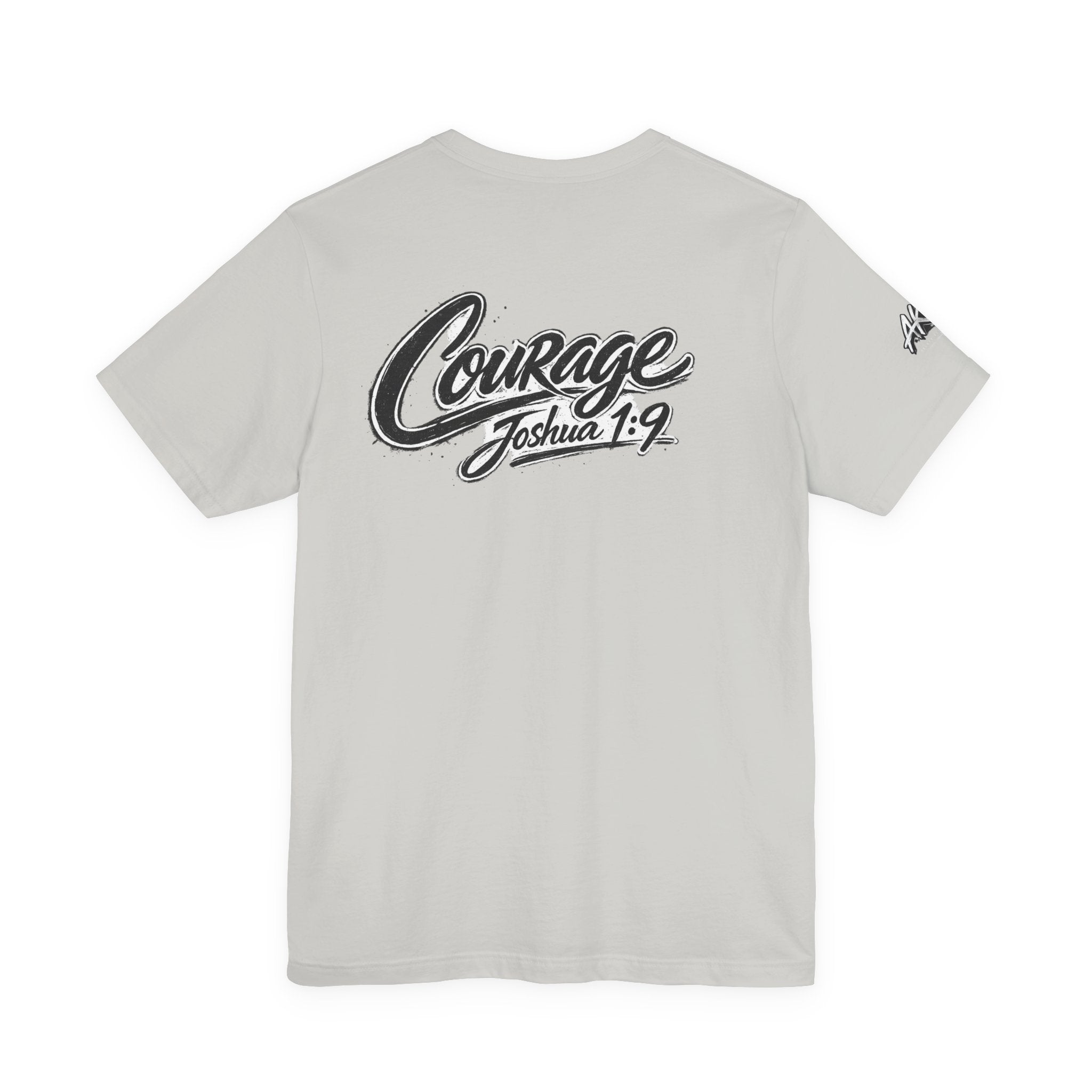 Courage Joshua 1:9 T‑Shirt — Inspirational Faith Graphic Tee