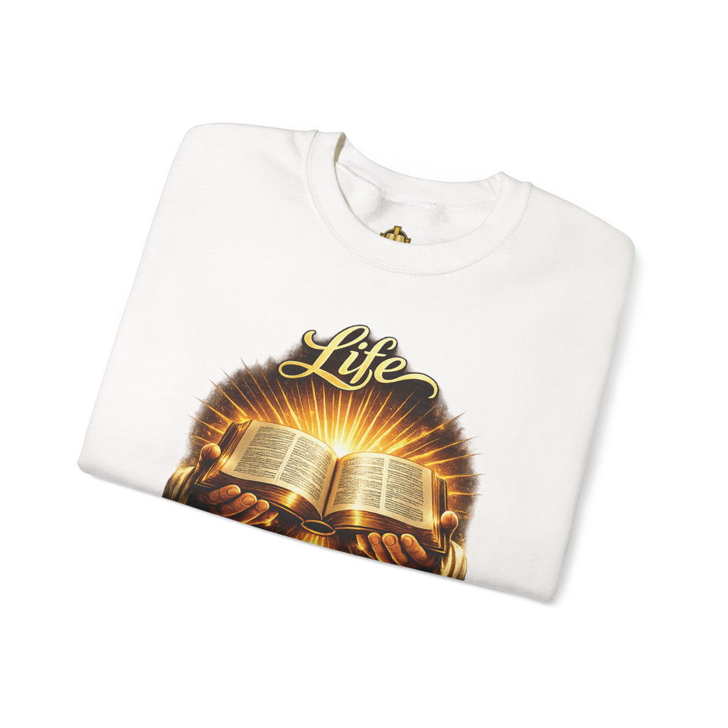 Life Is An Open Book Test sweatshirt | Christian faith graphic crewneck