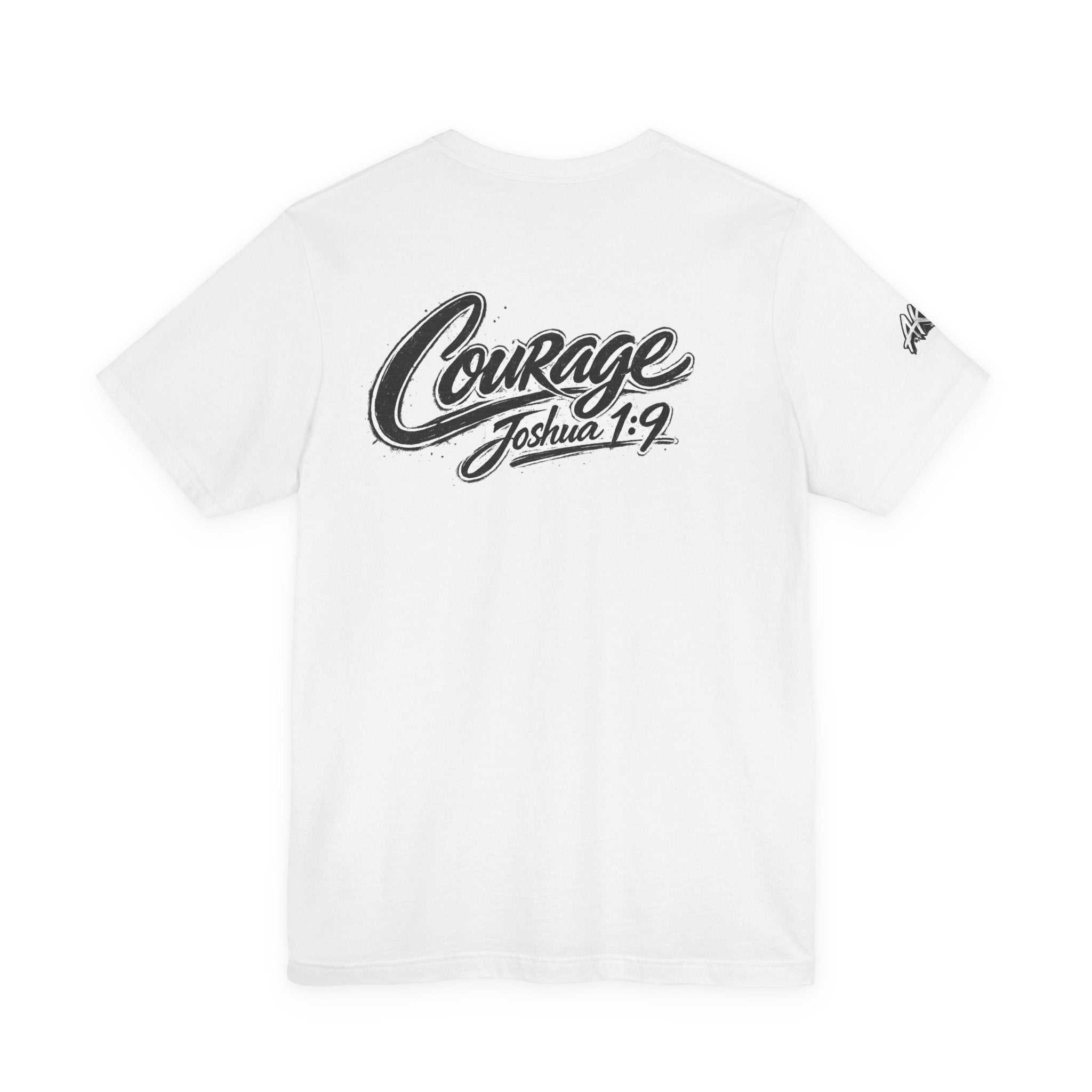 Courage Joshua 1:9 T‑Shirt — Inspirational Faith Graphic Tee