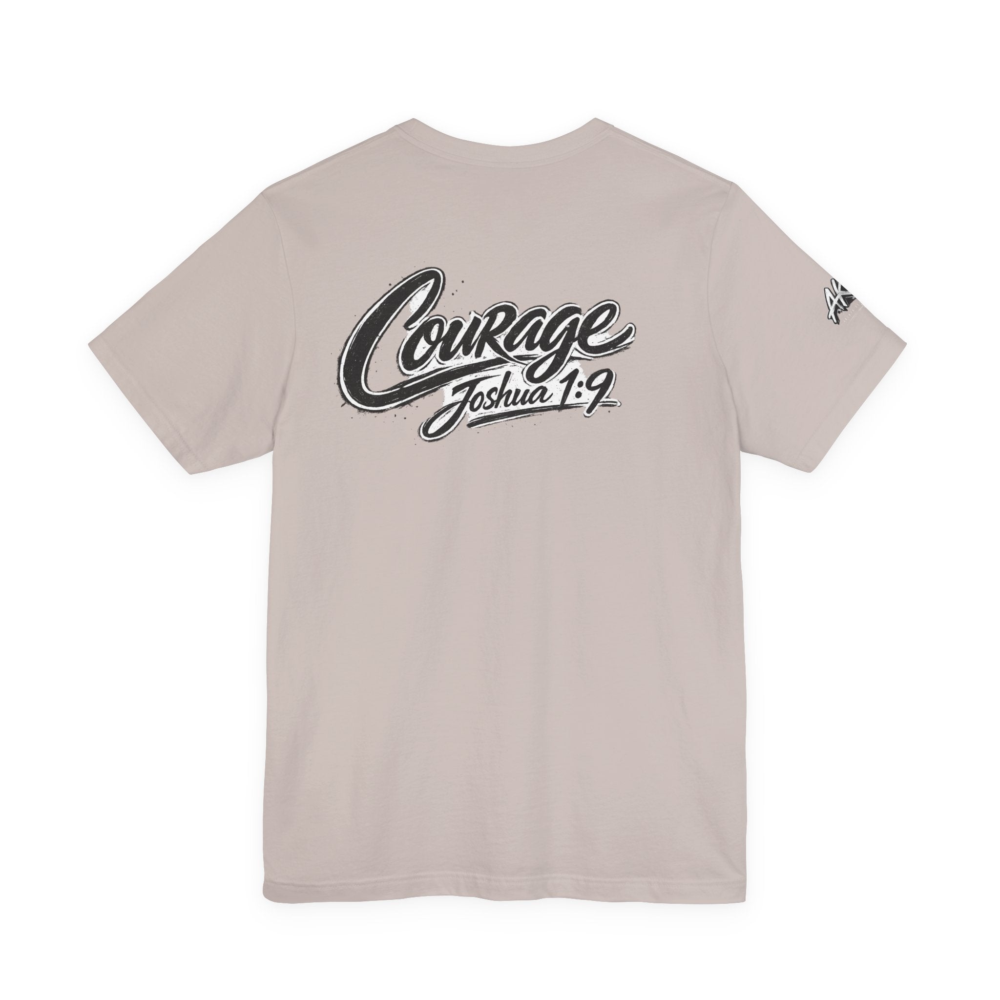 Courage Joshua 1:9 T‑Shirt — Inspirational Faith Graphic Tee