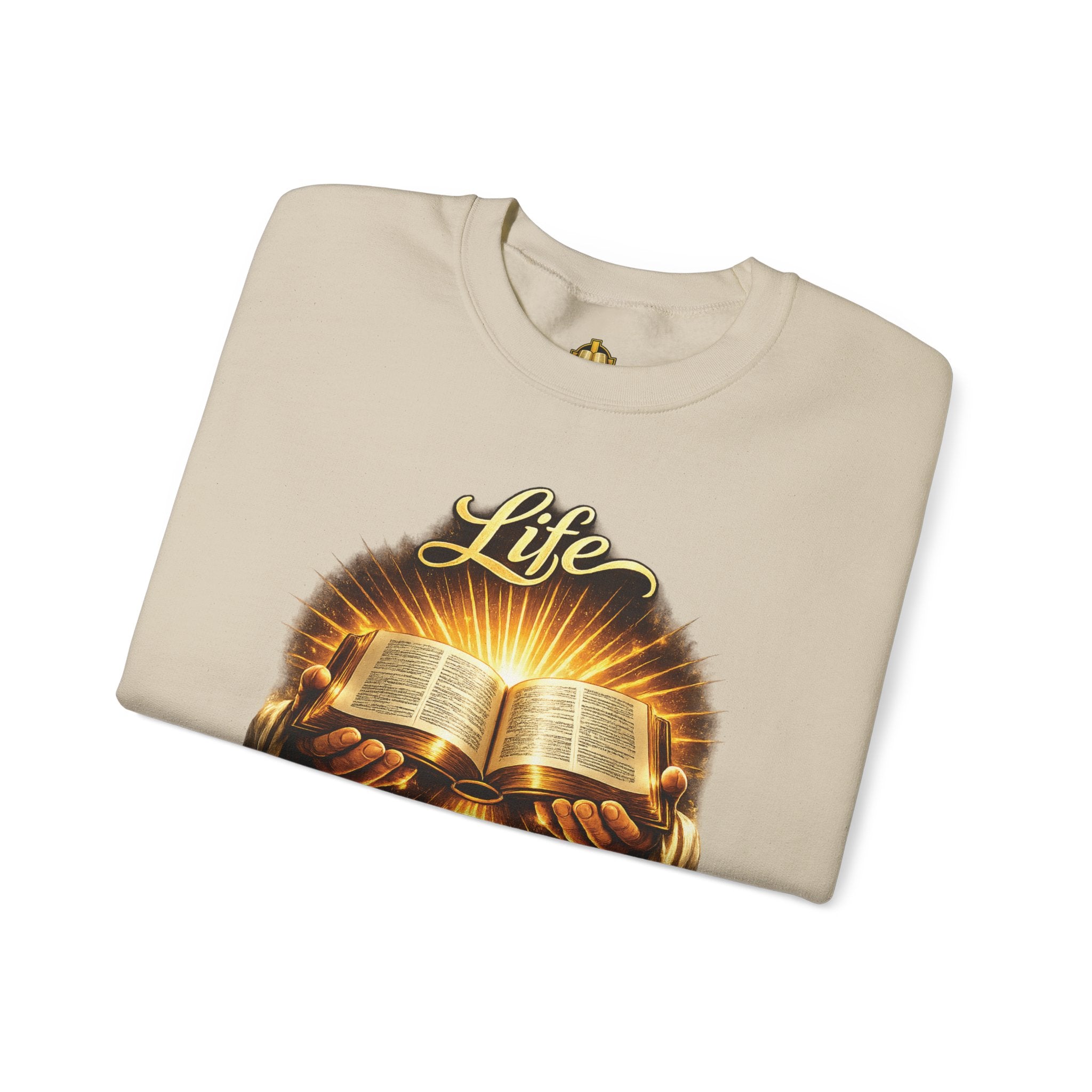 Life Is An Open Book Test sweatshirt | Christian faith graphic crewneck